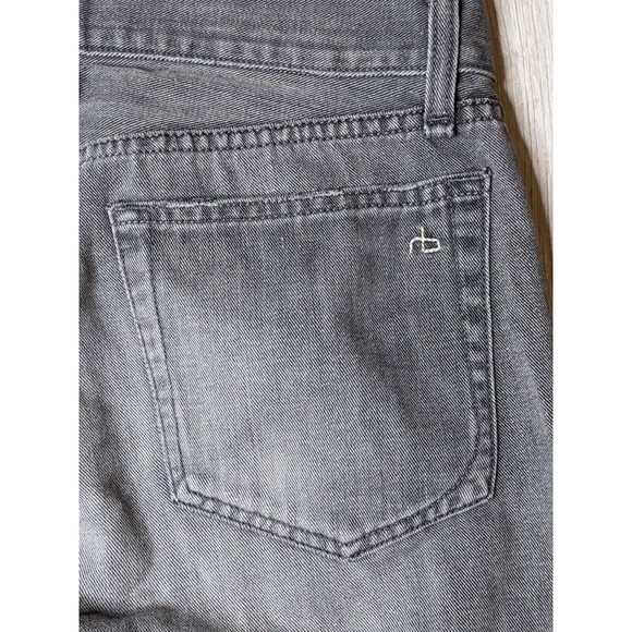 Rag and Bone RB Jay 23x Jeans Slim Leg Button Fly Pullman Gray 31x28 - Picture 13 of 16